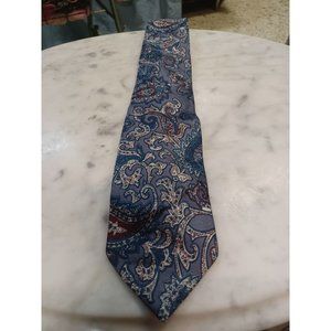 Wembley Men's Tie Blue Gray 100% Polyester
